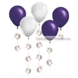 Cortina de globos Unicornio