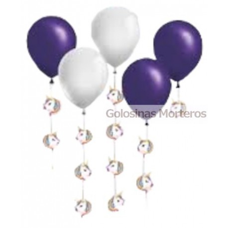 Cortina de globos Unicornio
