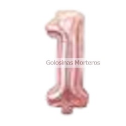 Globo Metaliz 1 rosa gold 80cm