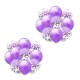 Set globos 20 piezas lila claro