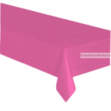 Mantel liso rosa 1x1,8m