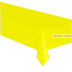 Mantel liso amarillo 1x1,8m