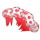 Toppers Futbol rojo/blanco x16u