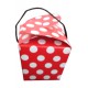 Porta Mini Candy c/manija rojo lun bco x10u