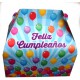 Caja Maleta Feliz Cumple globos