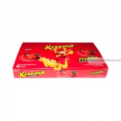 Postre Kroomy choco/frutilla x24u