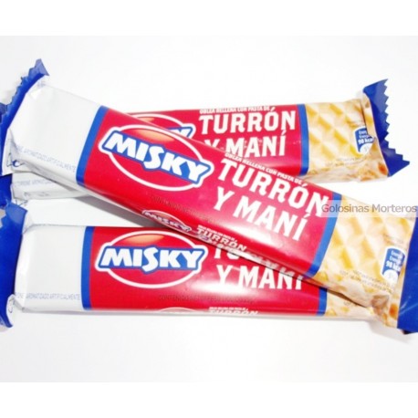 Turron Misky de mani 25Gr