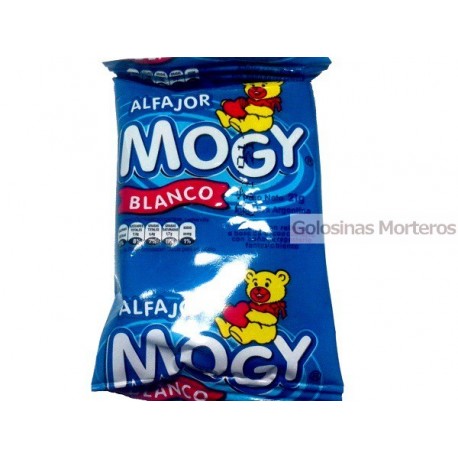 Alfajor Mogy simple blanco 38Gr