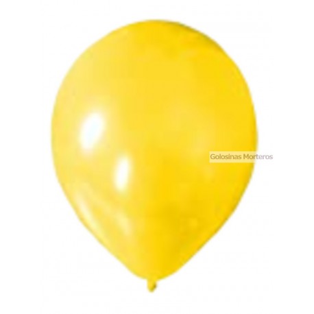 Globos Standar Rainbow 9pulg amarillo x10u