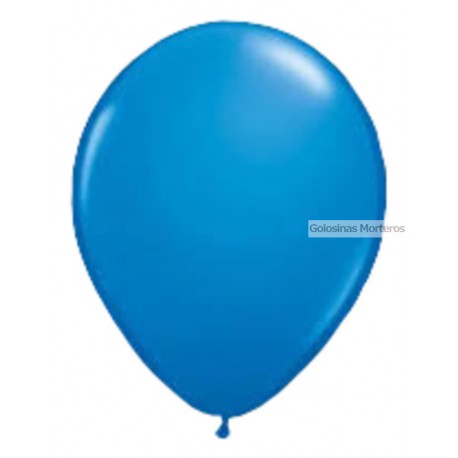 Globos Standar Rainbow 9pulg azul francia x10u