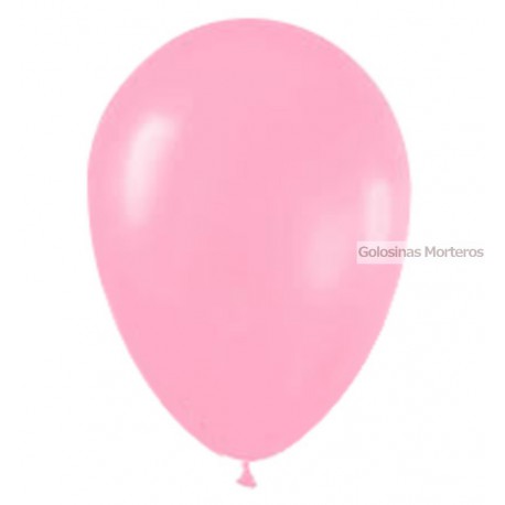 Globos Standar Rainbow 9pulg rosa x10u