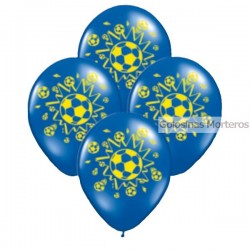 Globos impreso "pelota Boca" x10u