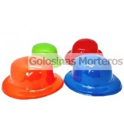 Bombin plastico fluo naranja liso