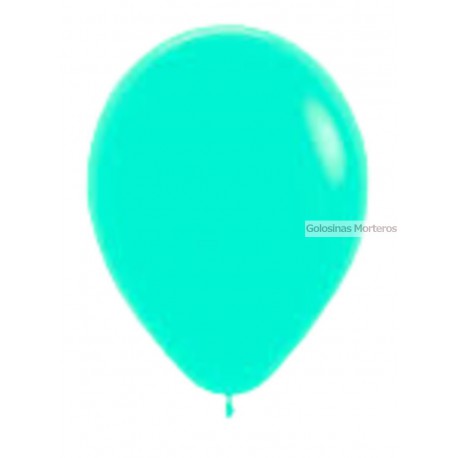 Globos Standar Rainbow 9pulg turquesa x10u