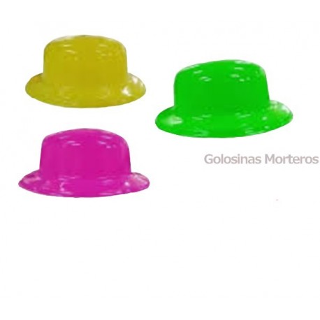 Bombin plastico amarillo liso