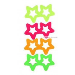 Lente fluo forma estrella