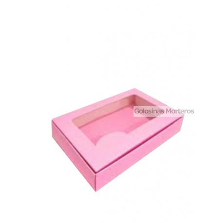 Caja Bombonera 1/2 kilo rosa