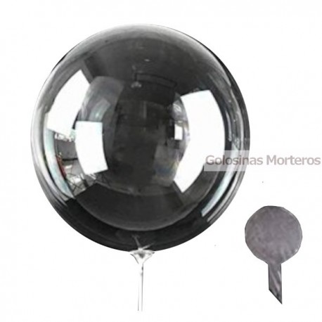 Globo burbuja s/ confeti 45cm