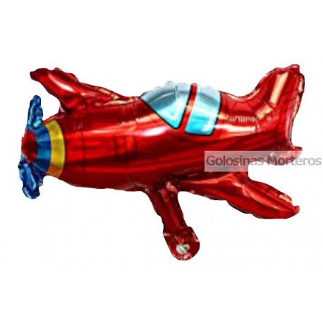 Globo Metaliz Avion 35cm
