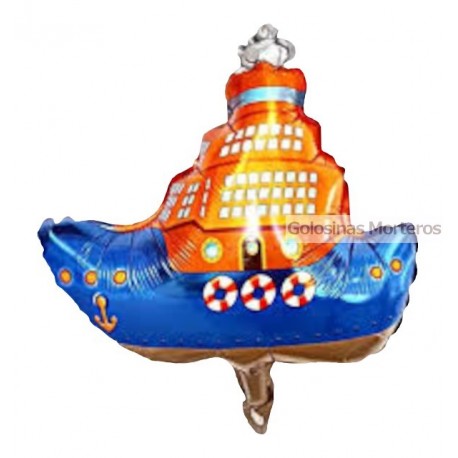 Globo Metaliz Barco 35cm