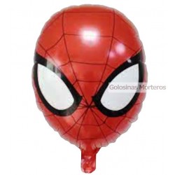 Globo Metaliz cabeza Hombre Araña 35cm