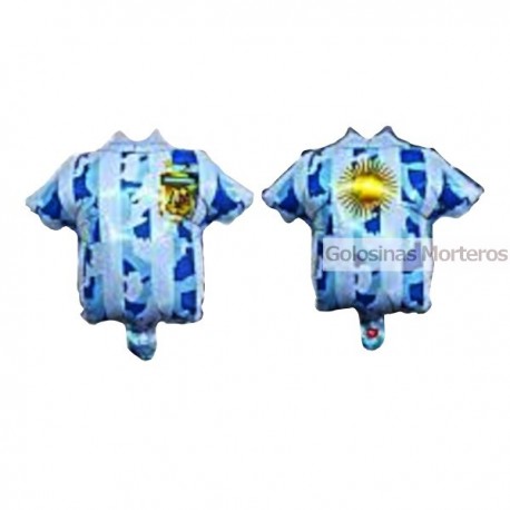 Globo Metaliz Camiseta Argentina 35cm