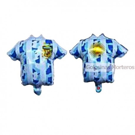 Globo Metaliz Camiseta Argentina 45cm