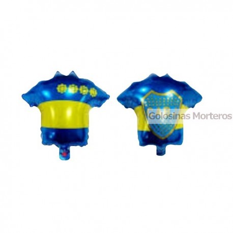 Globo Metaliz Camiseta Boca 35cm