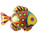 Globo Metaliz Pez manchitas 35cm
