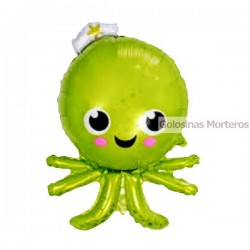 Globo Metaliz Pulpo 35cm