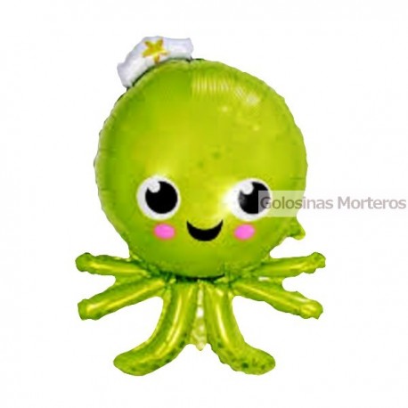Globo Metaliz Pulpo 35cm