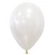 Globos Perlado Rainbow 12pulg blanco x10u