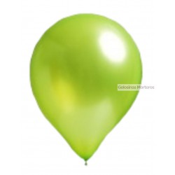 Globos Perlado Rainbow 12pulg verde mzana x10u