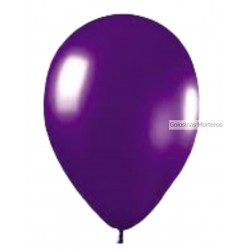 Globos Perlado Rainbow 12pulg violeta x10u