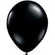 Globos Perlado Rainbow 12pulg negro x10u