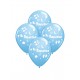 Globos impreso "Mi Bautismo" nene x10u