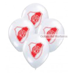 Globos impreso "River" x10u