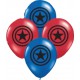 Globos impreso "Capitán America" x10u