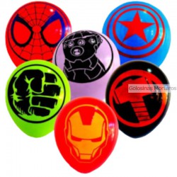 Globos impreso "Avengers" x10u