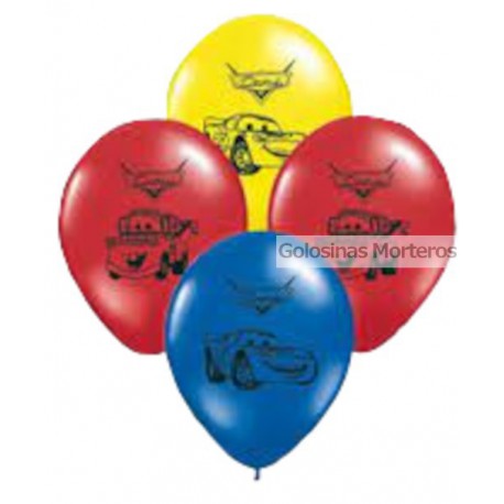 Globos impreso "Cars" x10u