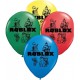 Globos impreso "Minecraft/Roblox" x10u