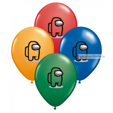 Globos impreso "Among Us" x10u
