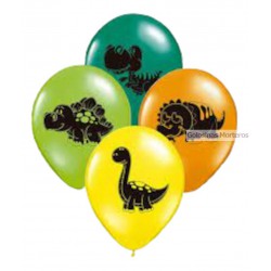 Globos impreso "Dinosaurios" x10u