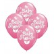 Globos impreso "Baby Shower" nena x10u