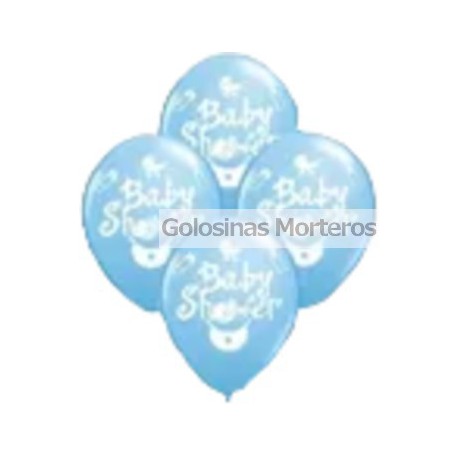 Globos impreso "Baby Shower" nene x10u