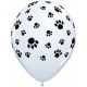 Globos impreso "Huellitas" x10u
