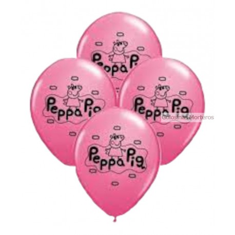 Globos impreso "Peppa" x10u