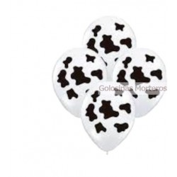 Globos impreso "Vaca" x10u