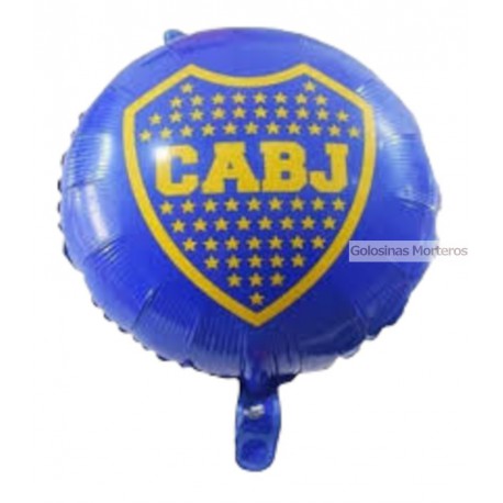 Globo Metaliz Boca con escudo 45cm