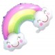 Globo Metaliz Arcoiris 80cm